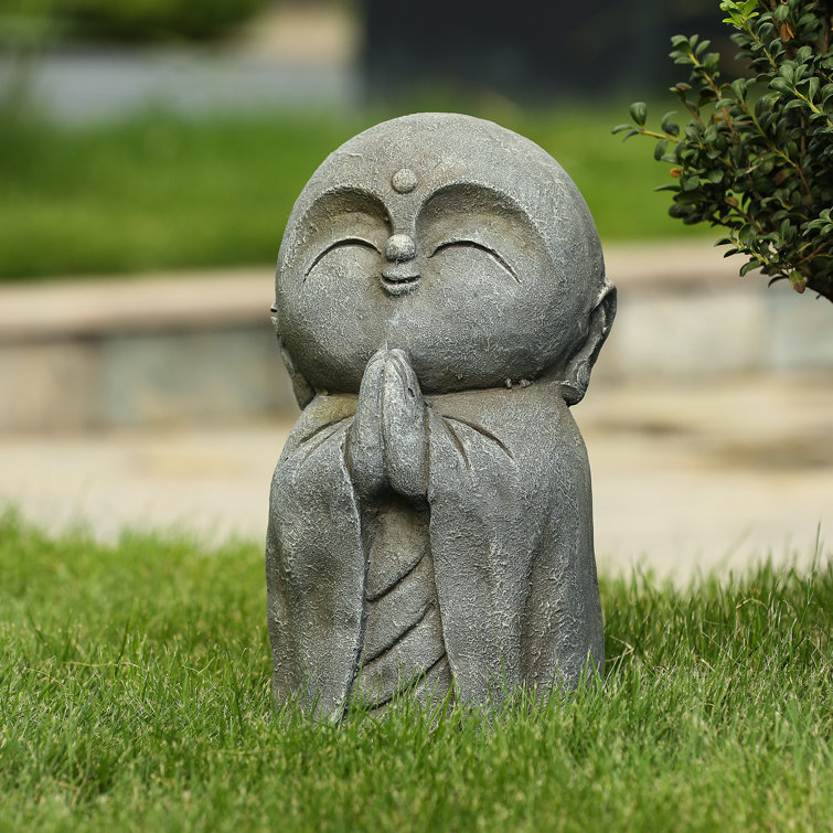 Dakota Fields McCord Little Buddha Monk Garden Statue & Reviews